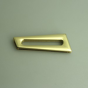 Gold plating fashion bag buckle, metal accessories
